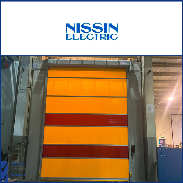 日新电机焊接房防尘快速门