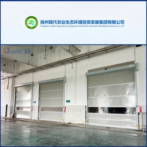 扬州厨余垃圾项目安装西朗快速门