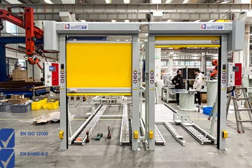 符合出口项目CE标准的设备快速门