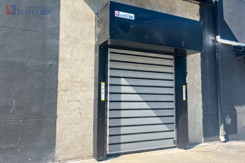 德国工艺+中国智造！日化用品车间通道安装西朗涡轮硬质快速门