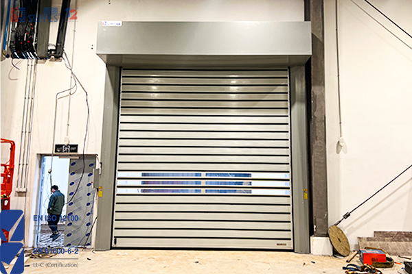 化工厂房安装涡轮硬质快速门