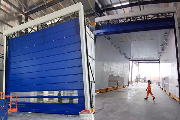 出口卡塔尔的堆积快速门