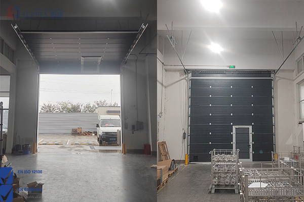 澳思路金属科技安装西朗工业提升门