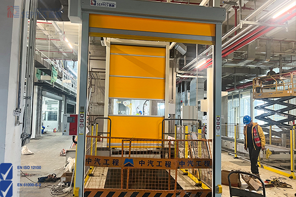 世界五百强ABB生产线上快速卷帘门