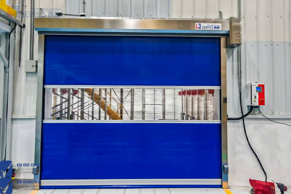 pvc快速门保障车间生产安全有序