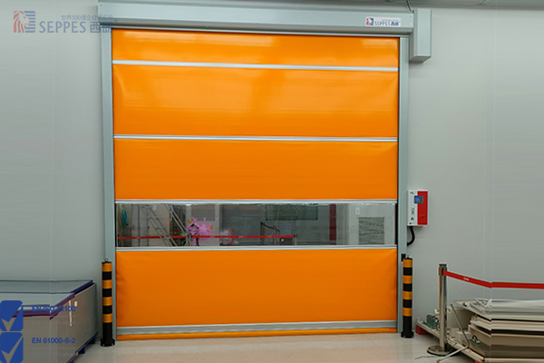 京东方车间安装西朗快速门