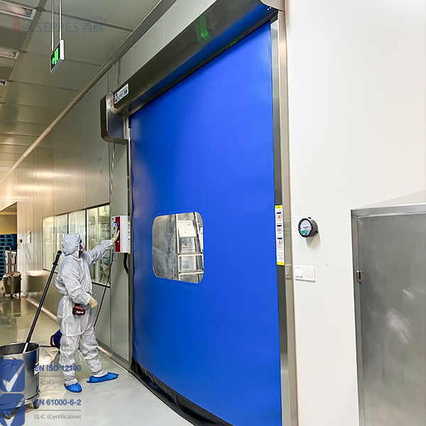 贝朗医疗安装西朗洁净室快速门