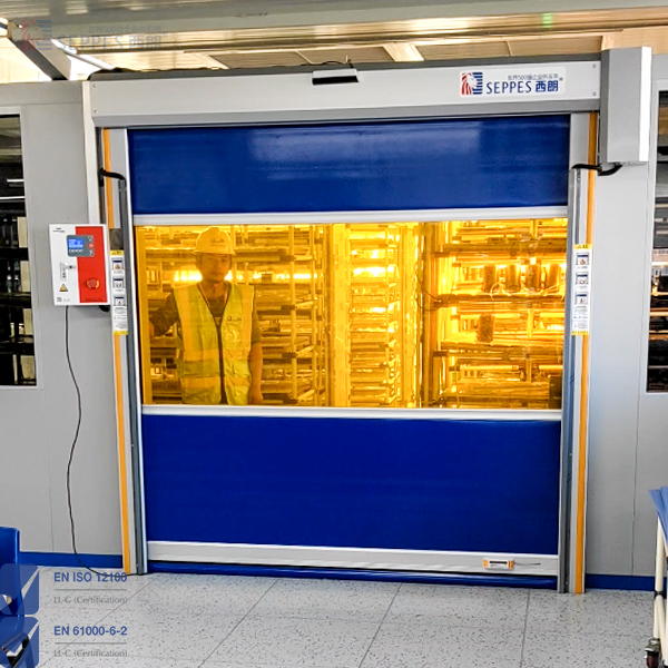 赛尔富电子灯具测试房安装快速门