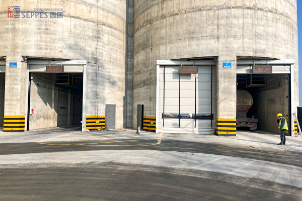 宜城南方水泥安装西朗堆积快速门