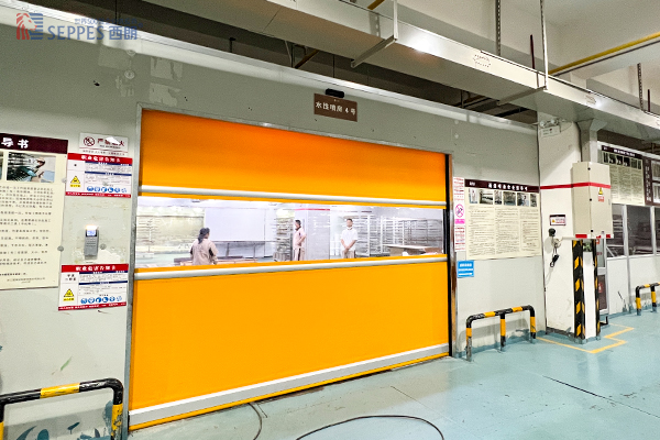 图森家居水性喷房安装西朗防爆快速门