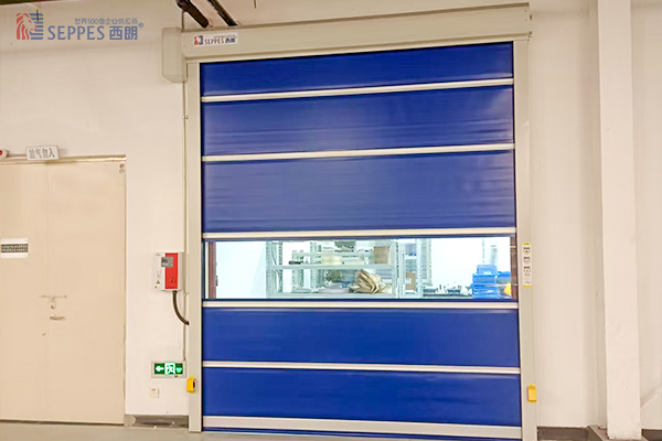 力威尔航空精密机械安装西朗快速门